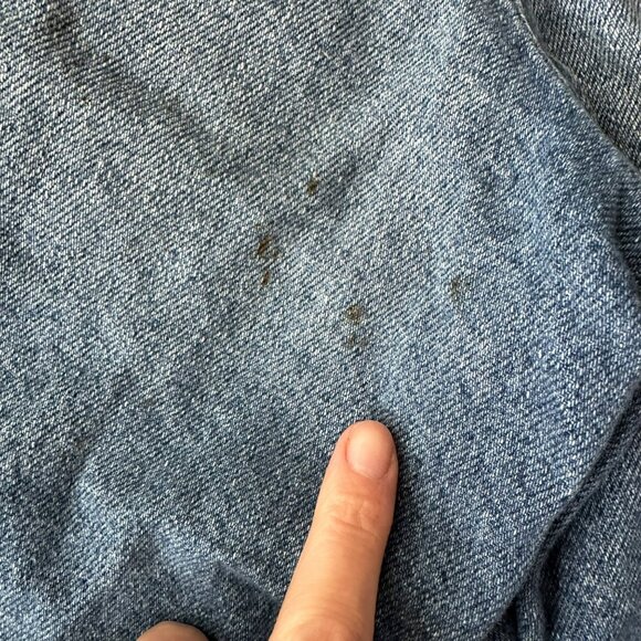 Dockers Womens Vintage High-Waisted Pleated Denim Shorts Size 4 - Picture 7 of 8